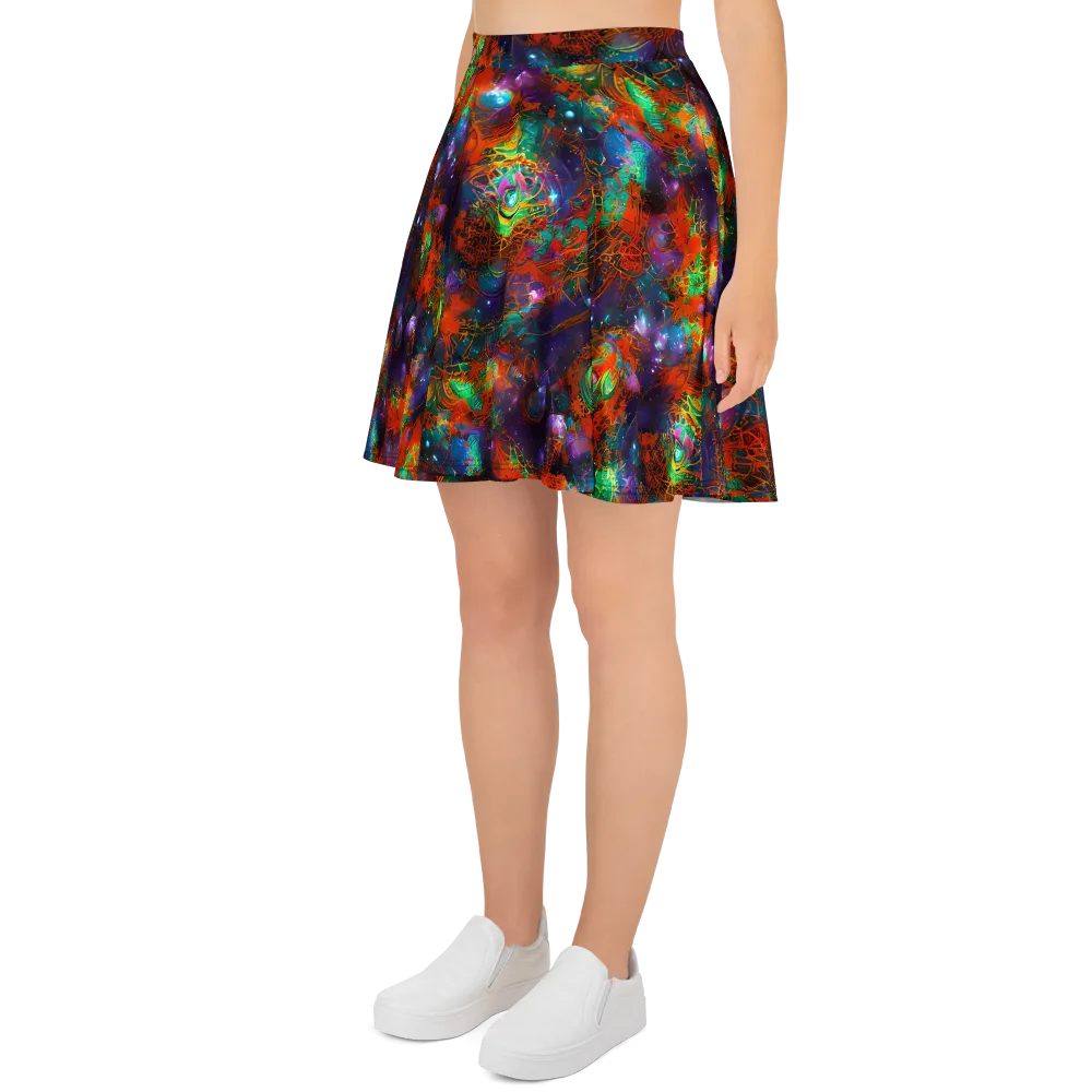 Vivid Event Horizon on Skater Skirt — Left
