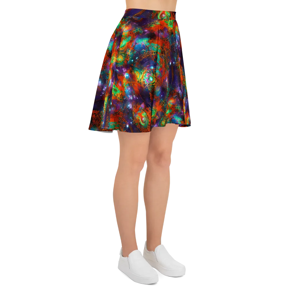 Vivid Event Horizon on Skater Skirt — Right