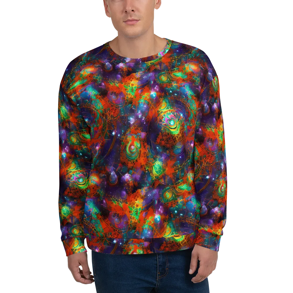 Vivid Event Horizon on Sweatshirt — Front
