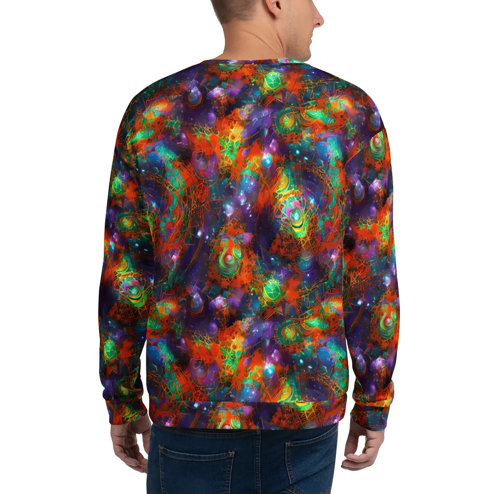 Vivid Event Horizon on Sweatshirt — Back