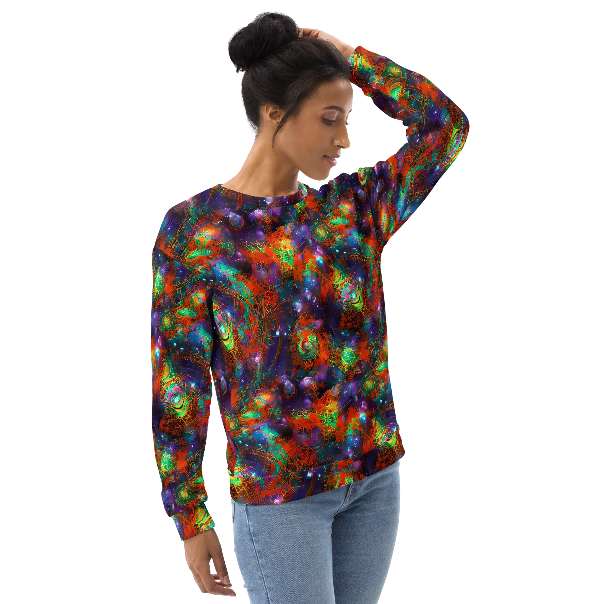 Vivid Event Horizon on Sweatshirt — Right Front