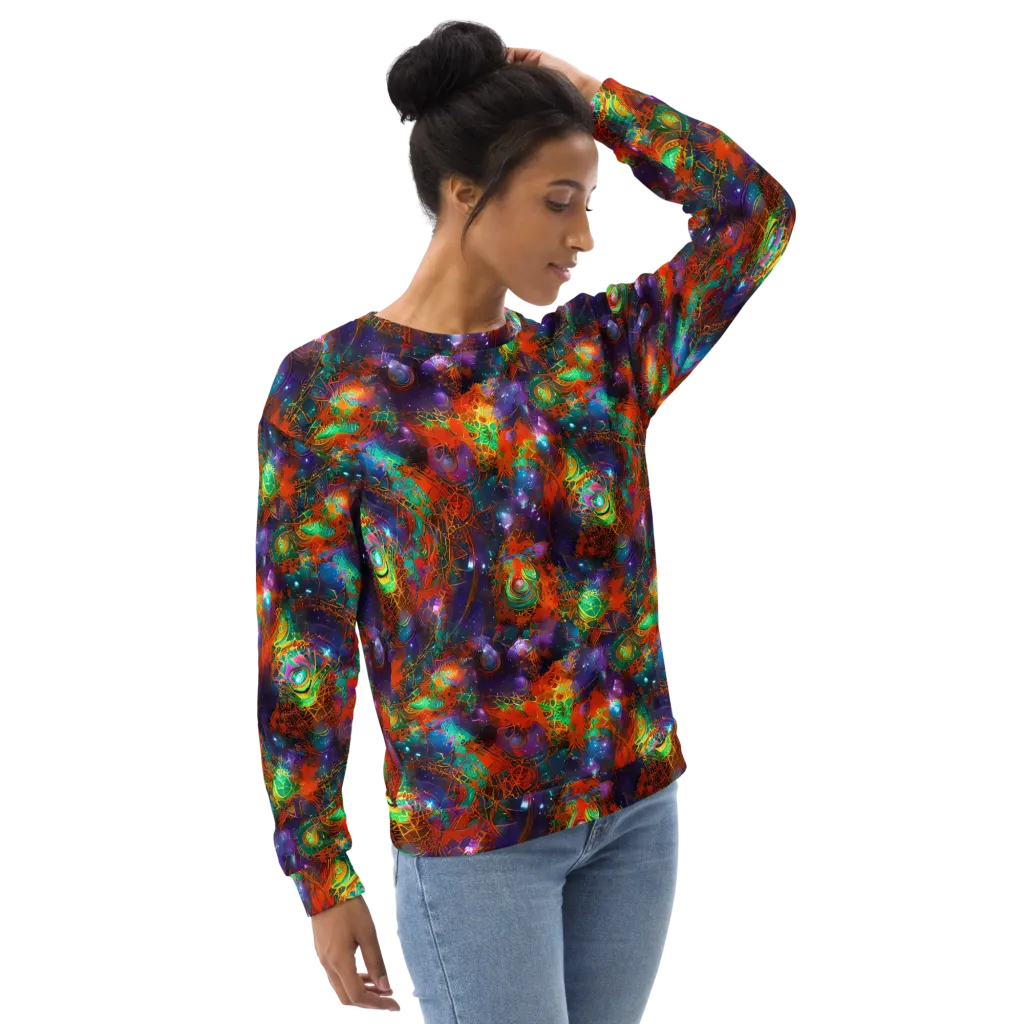 Vivid Event Horizon on Sweatshirt — Right Front