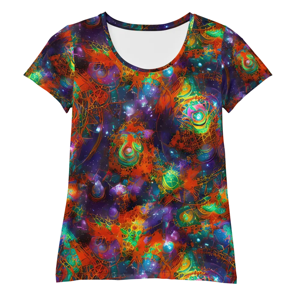 Vivid Event Horizon on Women's Athletic T-Shirt — Front