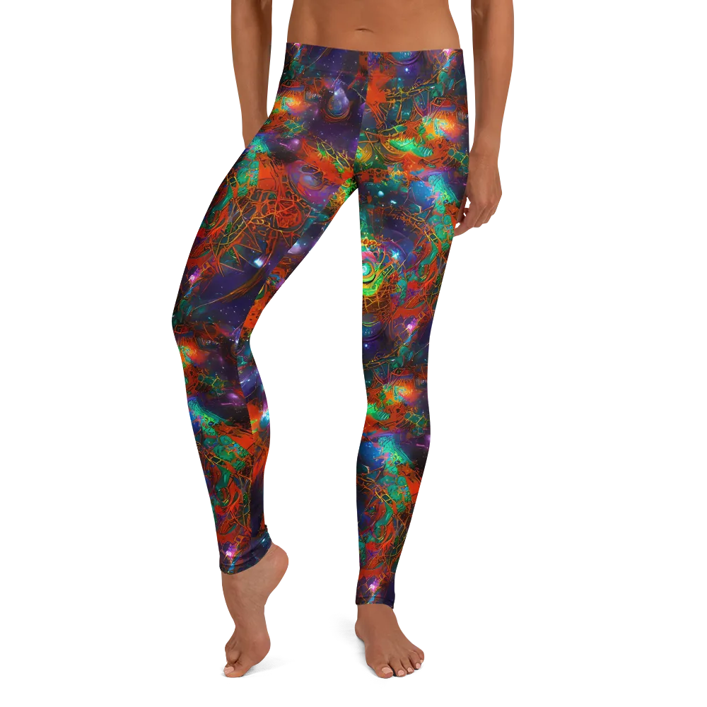 Vivid Event Horizon on Leggings — Front