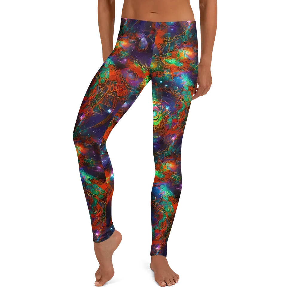 Vivid Event Horizon on Leggings — Front