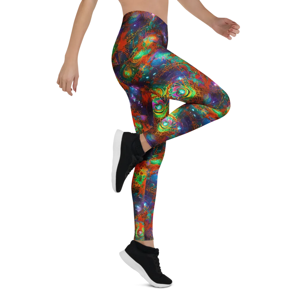 Vivid Event Horizon on Leggings — Right