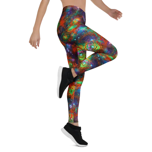 Vivid Event Horizon on a Leggings