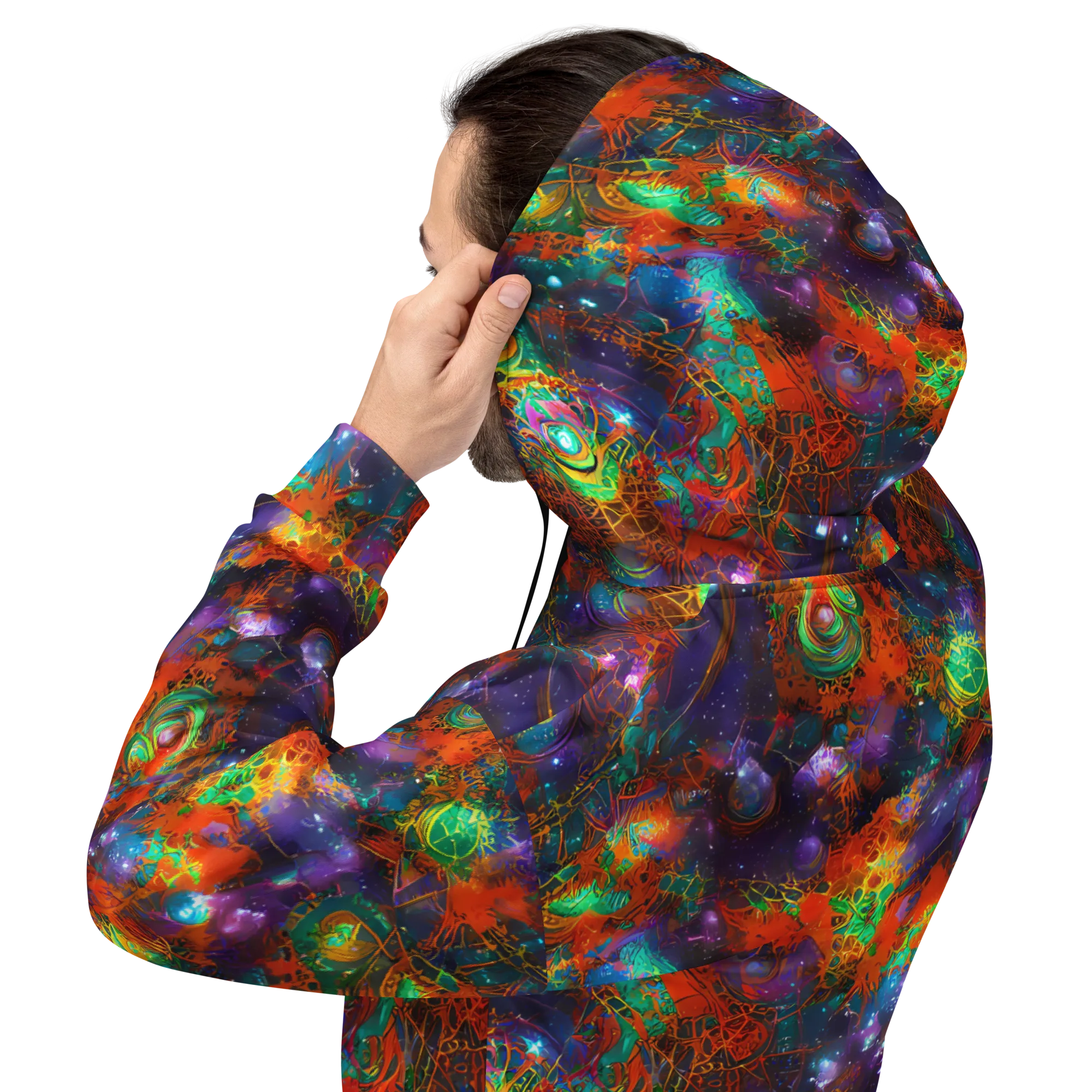 Vivid Event Horizon on Hoodie — Back
