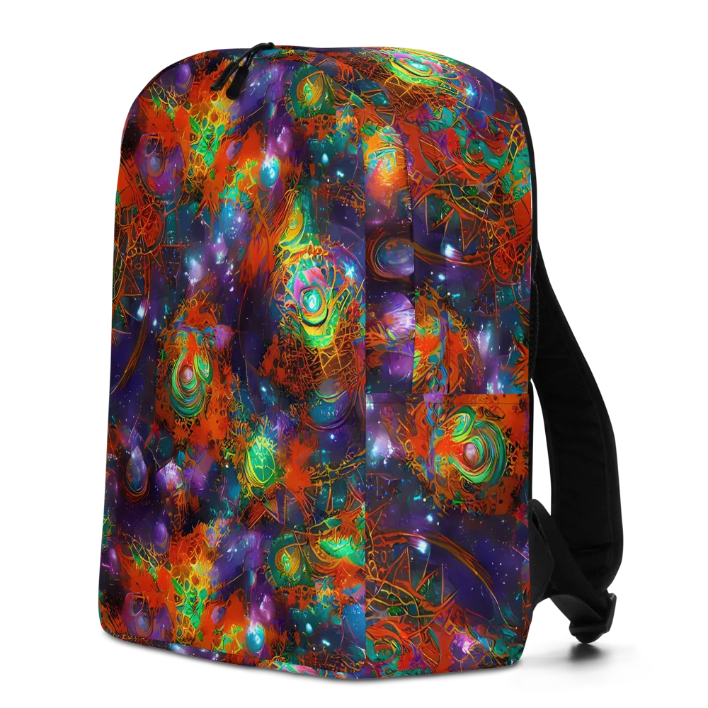 Vivid Event Horizon on Minimalist Backpack — Left