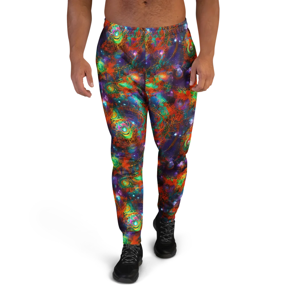 Vivid Event Horizon on Men's Joggers — Front