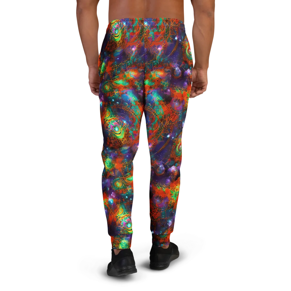 Vivid Event Horizon on Men's Joggers — Back