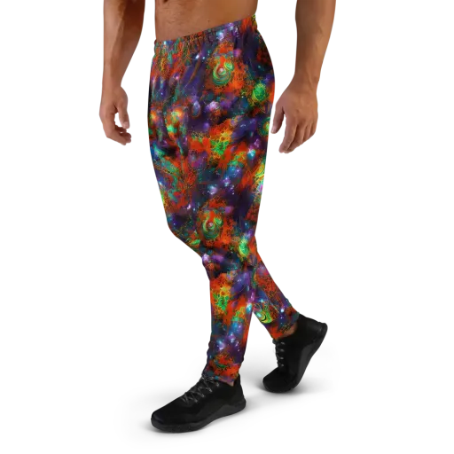 Vivid Event Horizon on a Men's Joggers