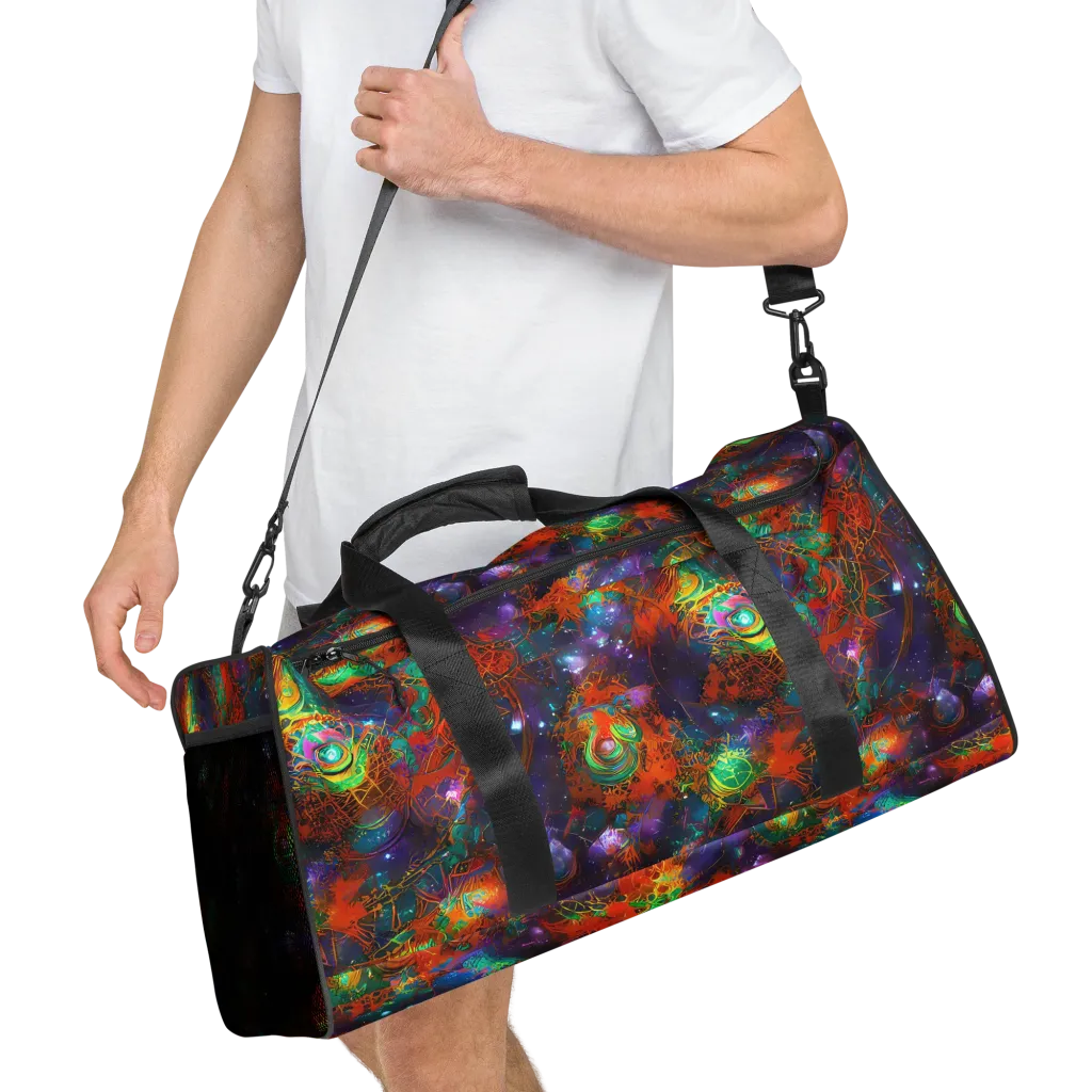 Vivid Event Horizon on Duffle Bag — Right Front