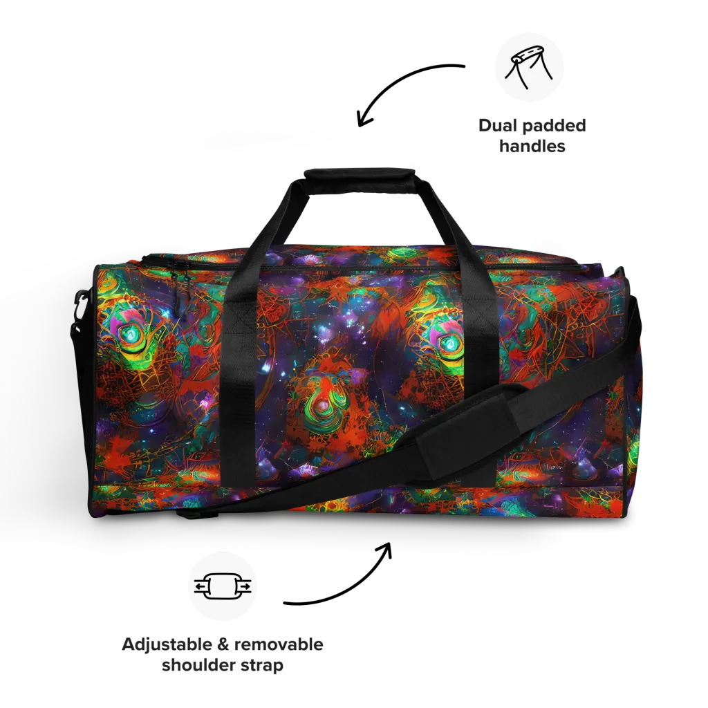 Vivid Event Horizon on Duffle Bag — Front