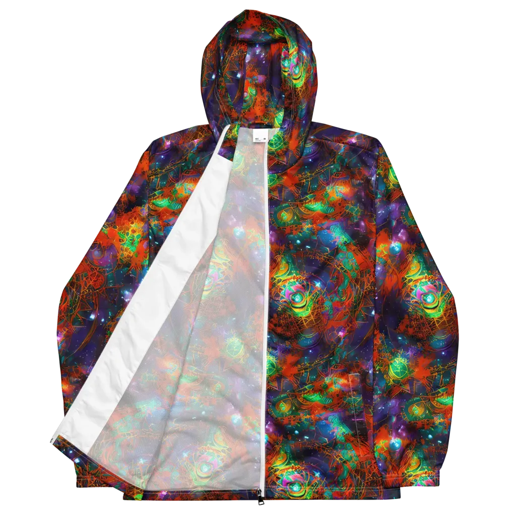 Vivid Event Horizon on Men's Windbreaker — Front