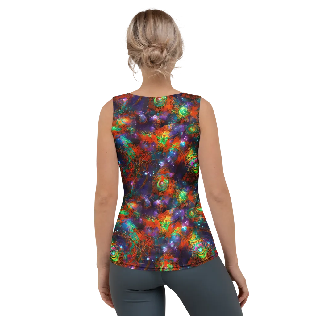 Vivid Event Horizon on Women's Tank Top — Back