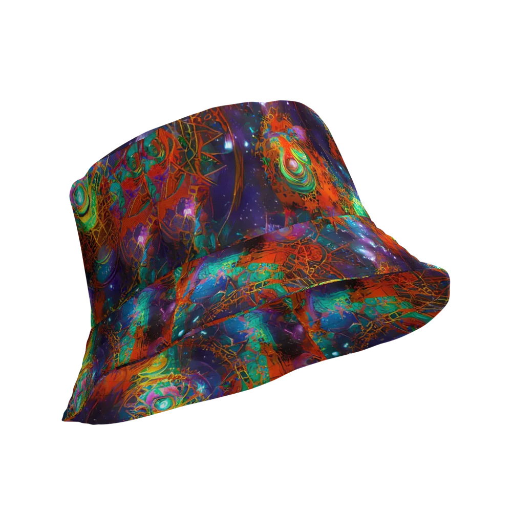 Vivid Event Horizon on Reversible Bucket Hat — Product details Outside