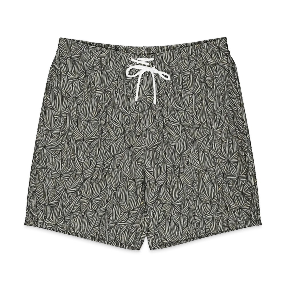 Nocturne Foliage on Men's Board Shorts — Front