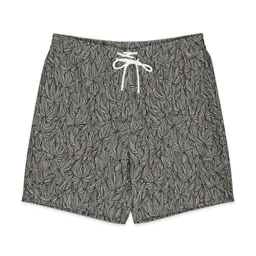 Nocturne Foliage on a Men's Board Shorts