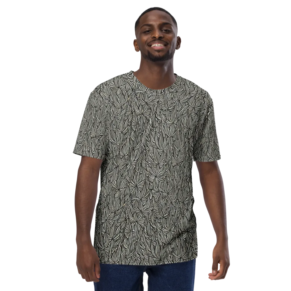 Nocturne Foliage on Men's Crew Neck T-Shirt — Front