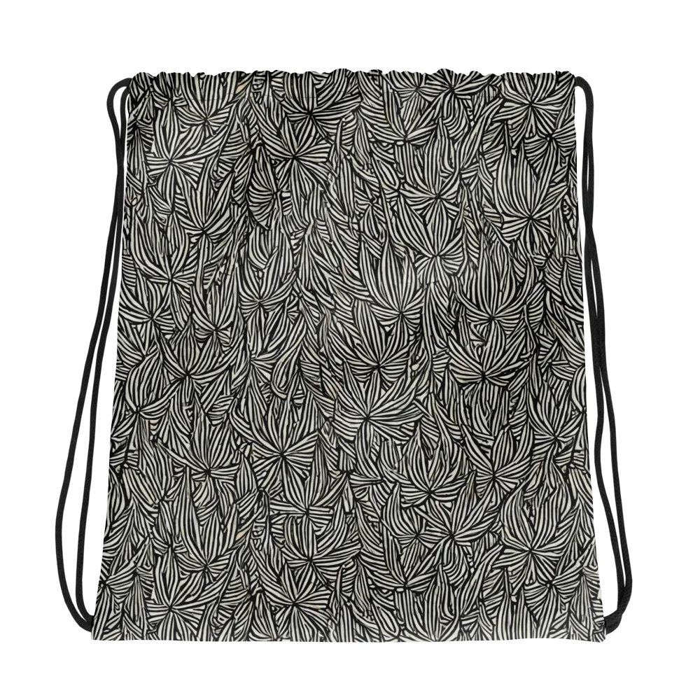 Nocturne Foliage on Drawstring Bag — Photo