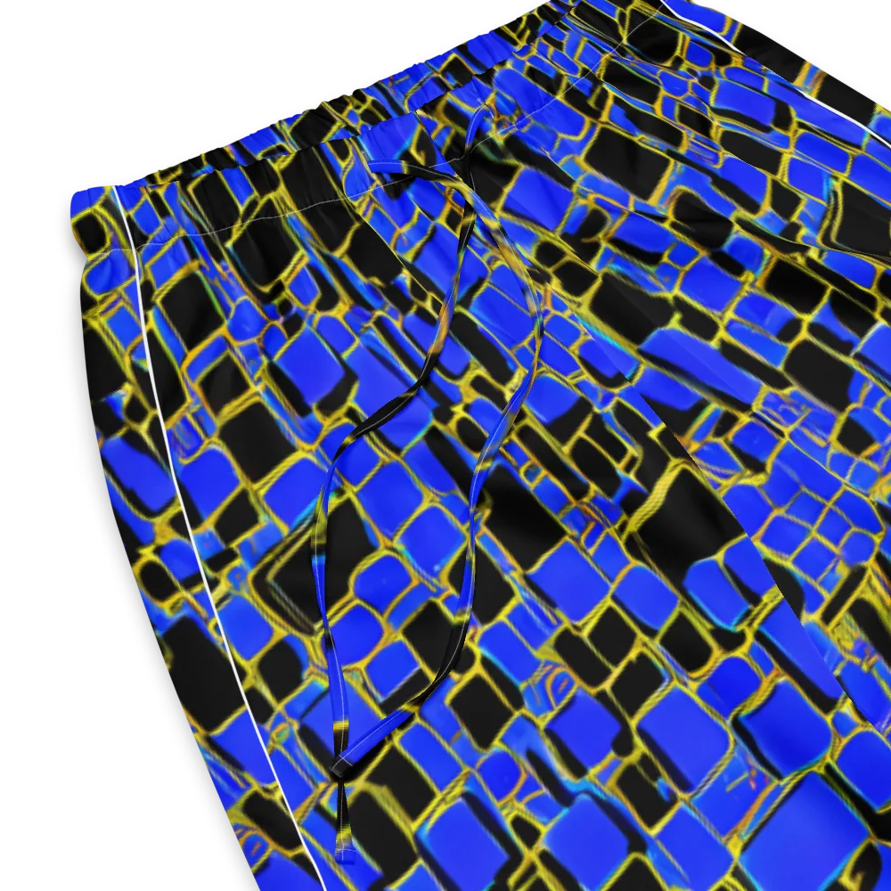Blue Gold Matrix on Women's Pajama Pants — Product details