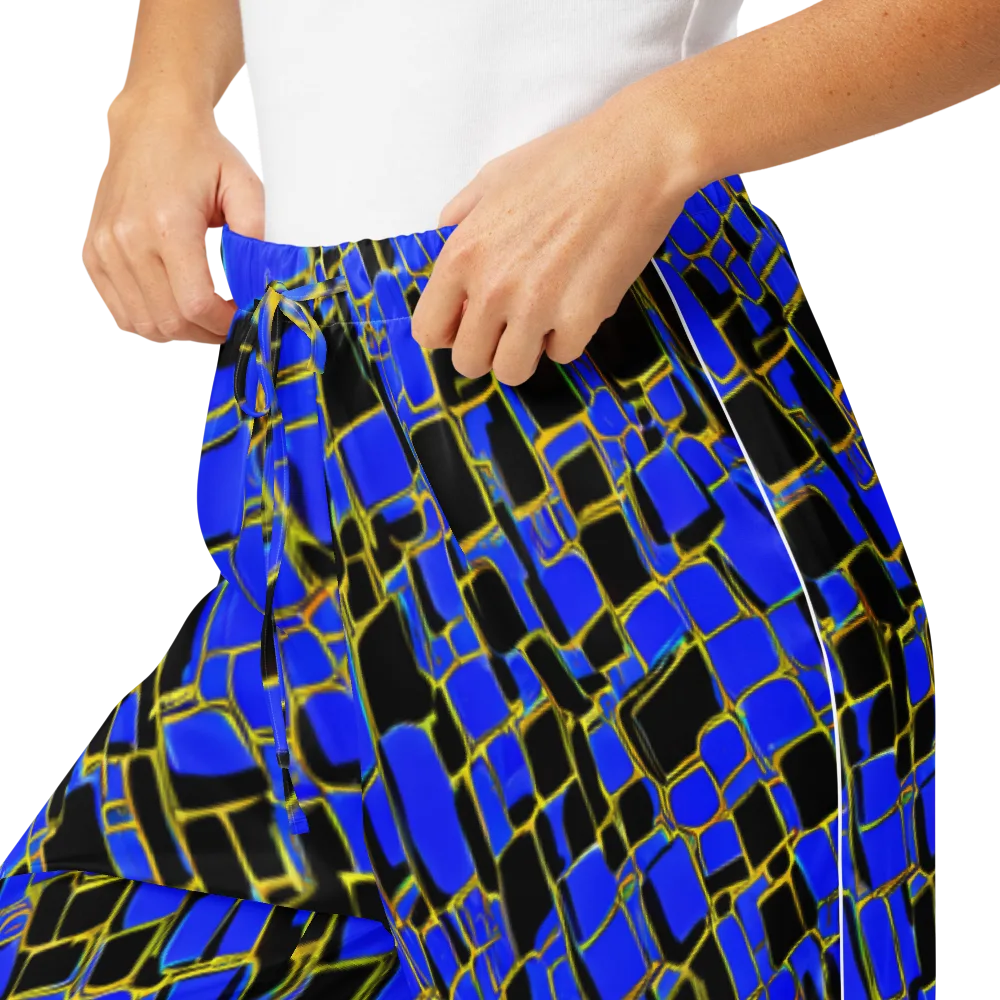 Blue Gold Matrix on Women's Pajama Pants — Product details