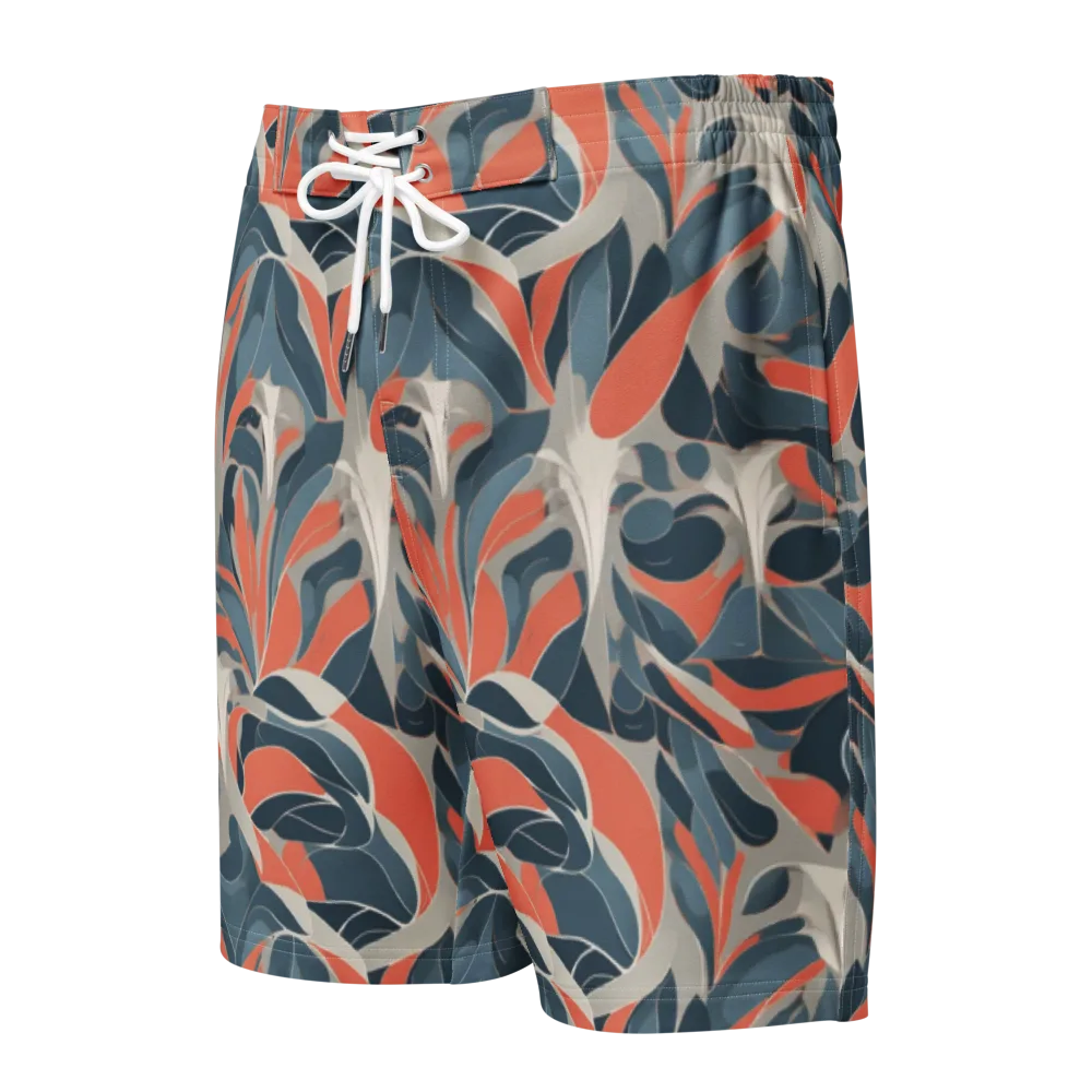 Sculpted Botanica on Men's Board Shorts — Front