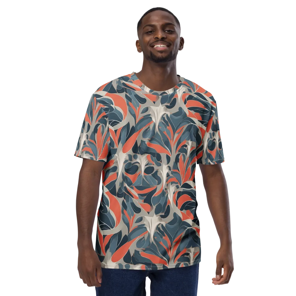 Sculpted Botanica on Men's Crew Neck T-Shirt — Front