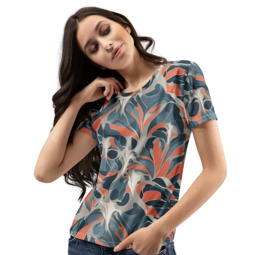 Sculpted Botanica on a Women's Crew Neck T-Shirt