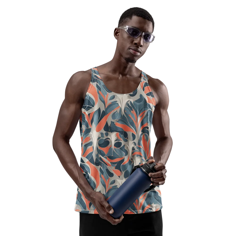 Sculpted Botanica on Men's Tank Top — Front