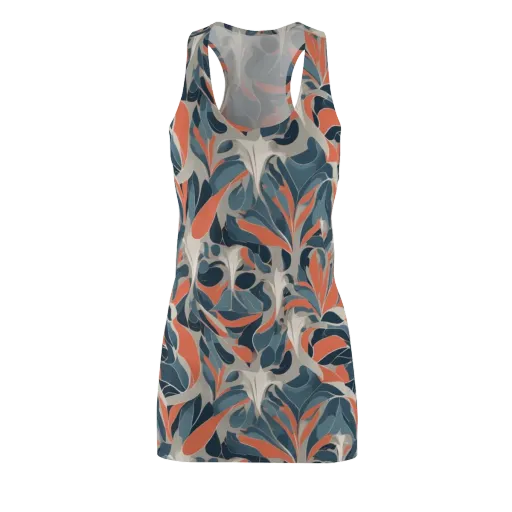 Sculpted Botanica on a Racerback Dress