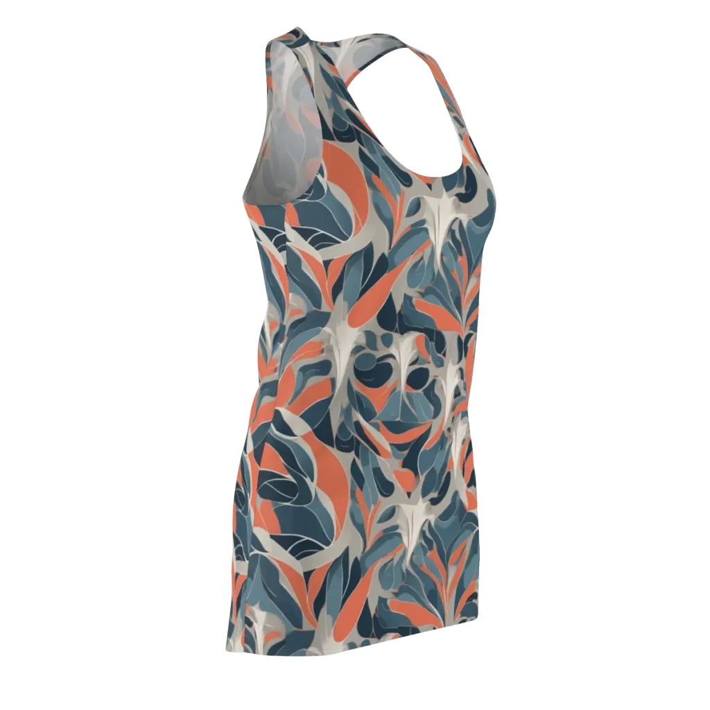 Sculpted Botanica on Racerback Dress — Front Side