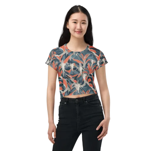 Sculpted Botanica on a Crop Tee