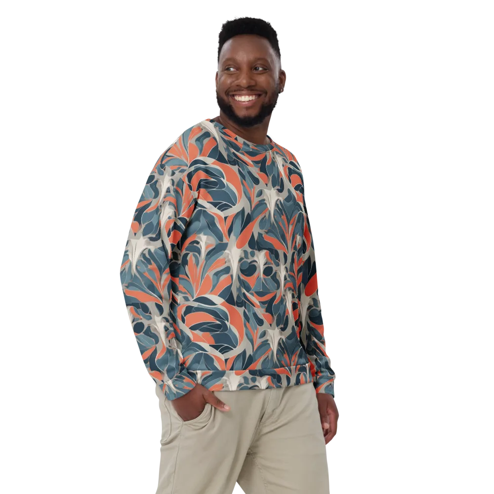 Sculpted Botanica on Sweatshirt — Front