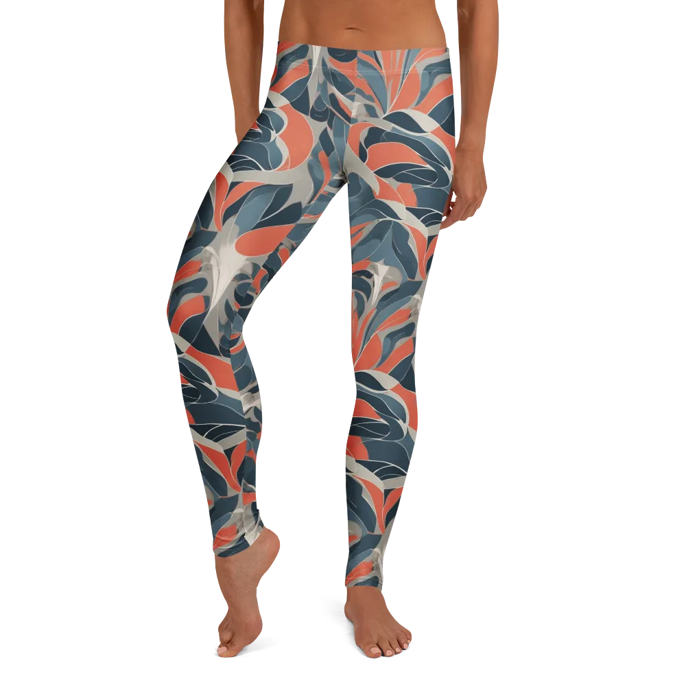 Sculpted Botanica on Leggings — Front