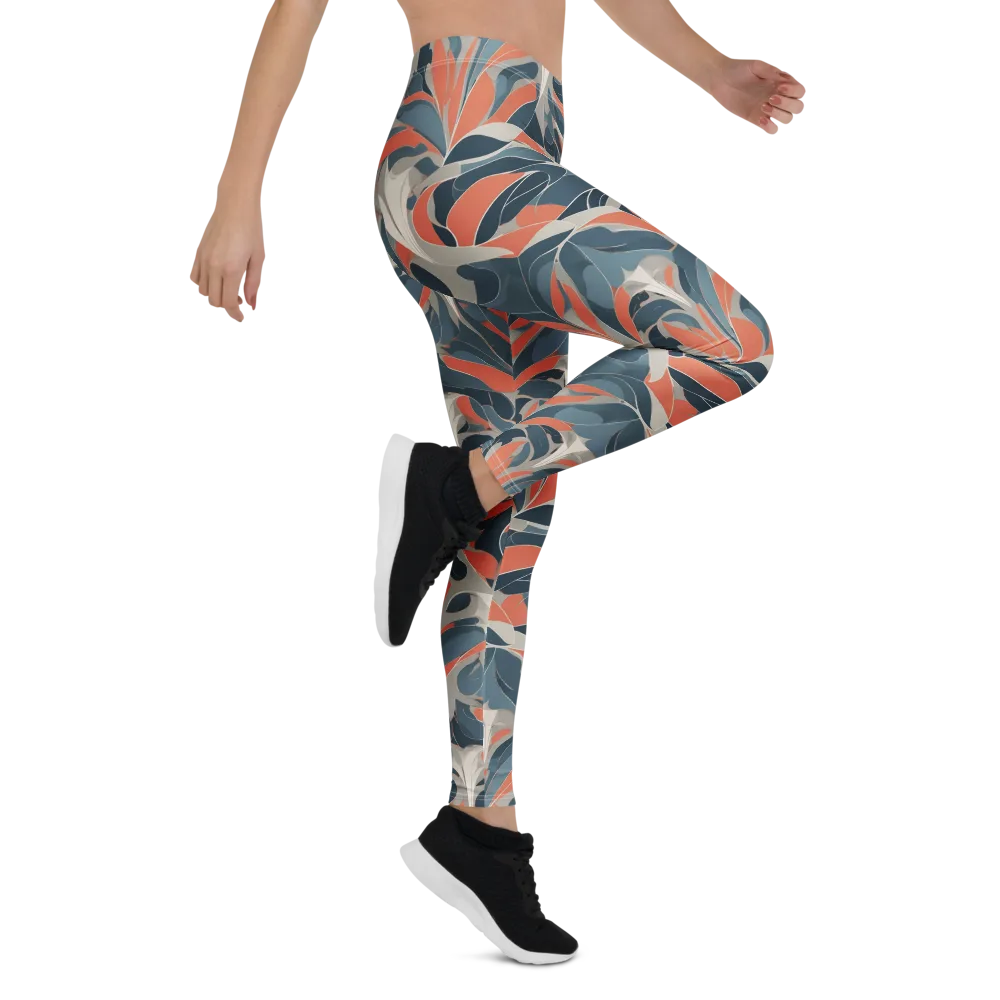 Sculpted Botanica on Leggings — Right
