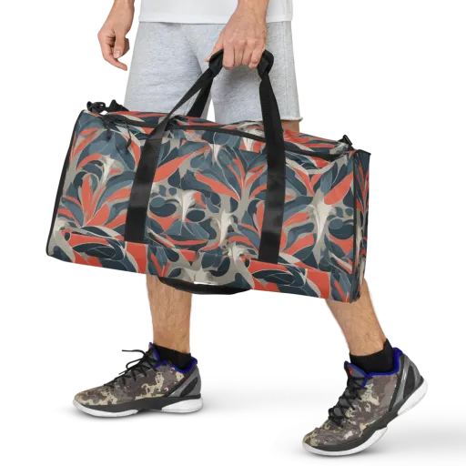 Sculpted Botanica on a Duffle Bag
