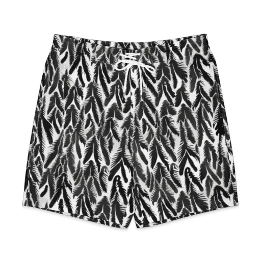 Inkwood Feather on a Men's Board Shorts