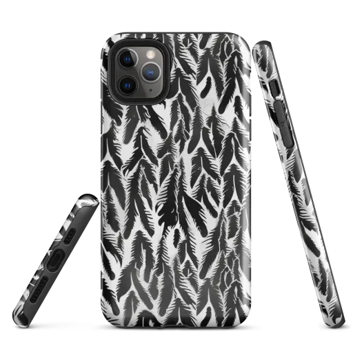 Inkwood Feather on a Tough Case for iPhone®