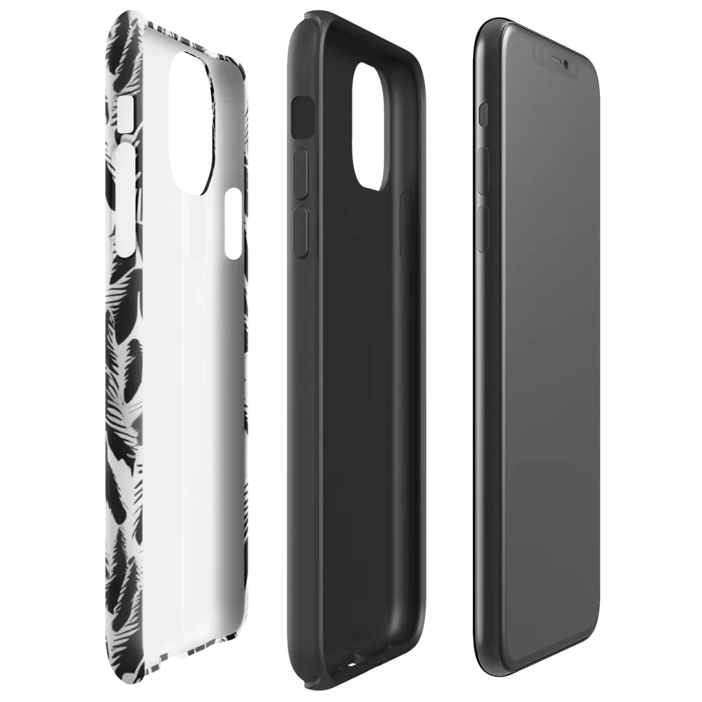Inkwood Feather on Tough Case for iPhone® — Right
