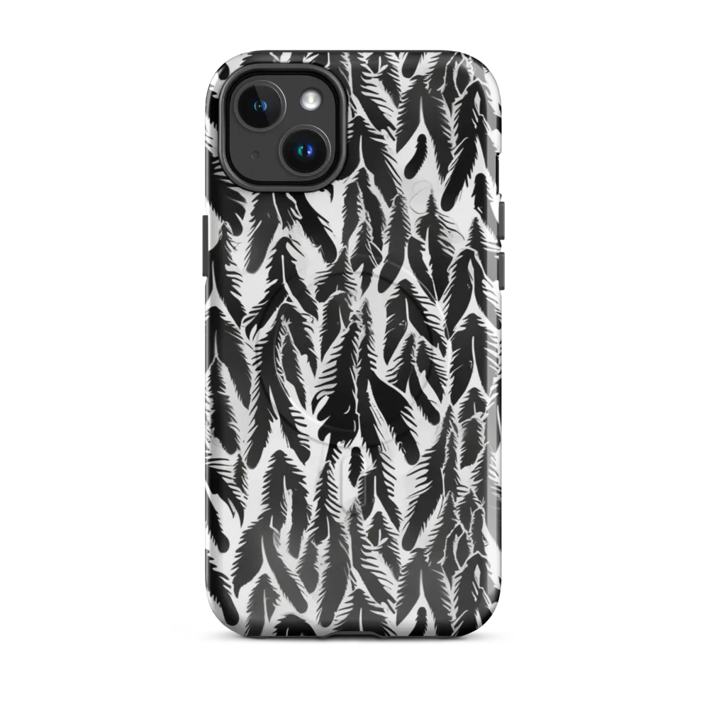 Inkwood Feather on MagSafe Tough Case for iPhone® — Front