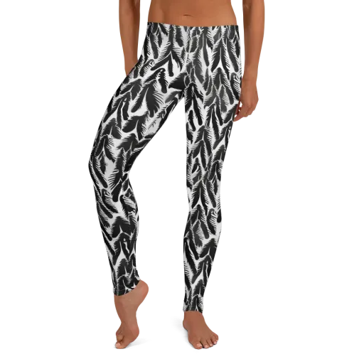 Inkwood Feather on a Leggings