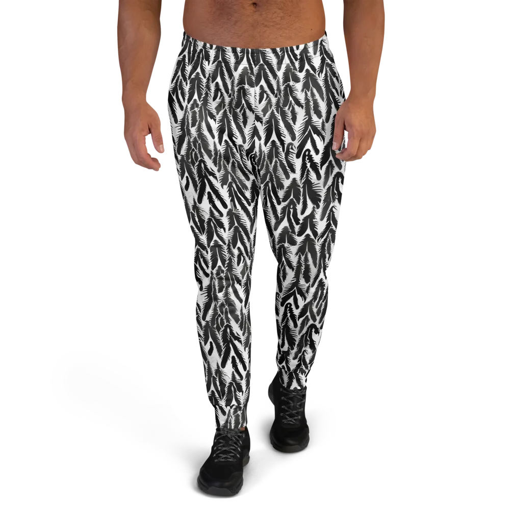 Inkwood Feather on Men's Joggers — Front