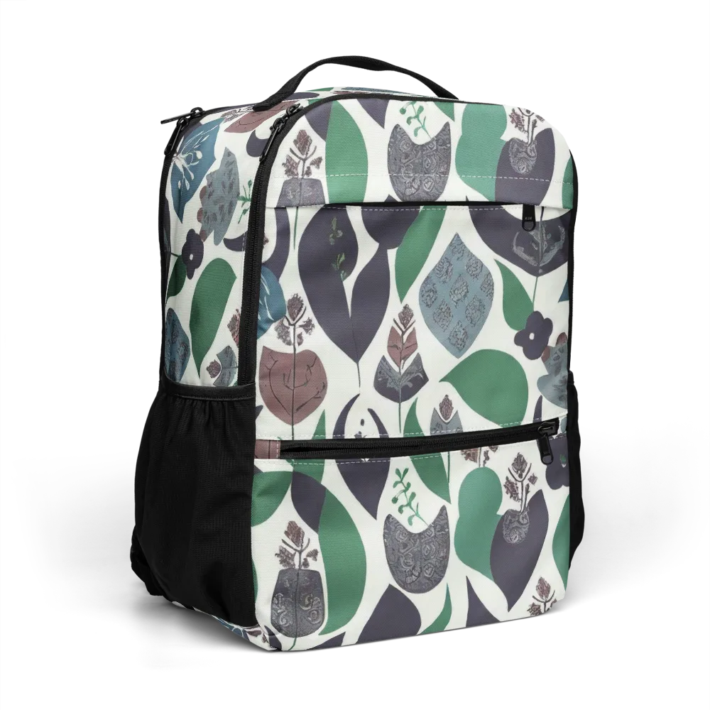 Botanical Relics on Utility Backpack — Right Front