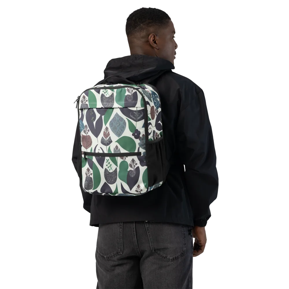 Botanical Relics on Utility Backpack — Back