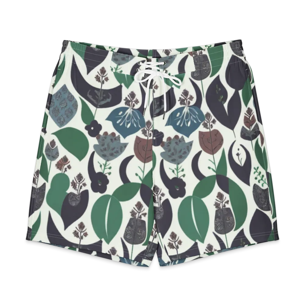 Botanical Relics on Men's Board Shorts — Front