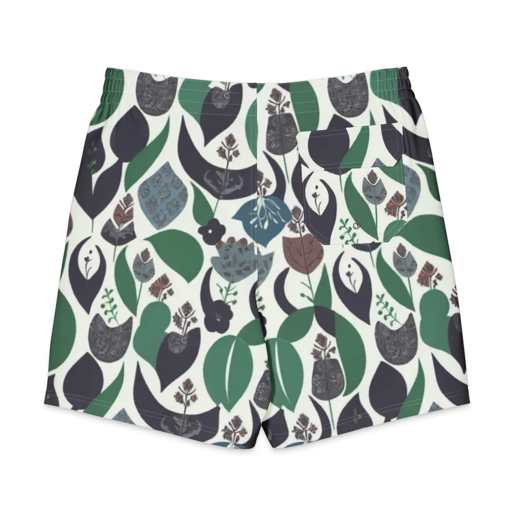 Botanical Relics on Men's Board Shorts — Back