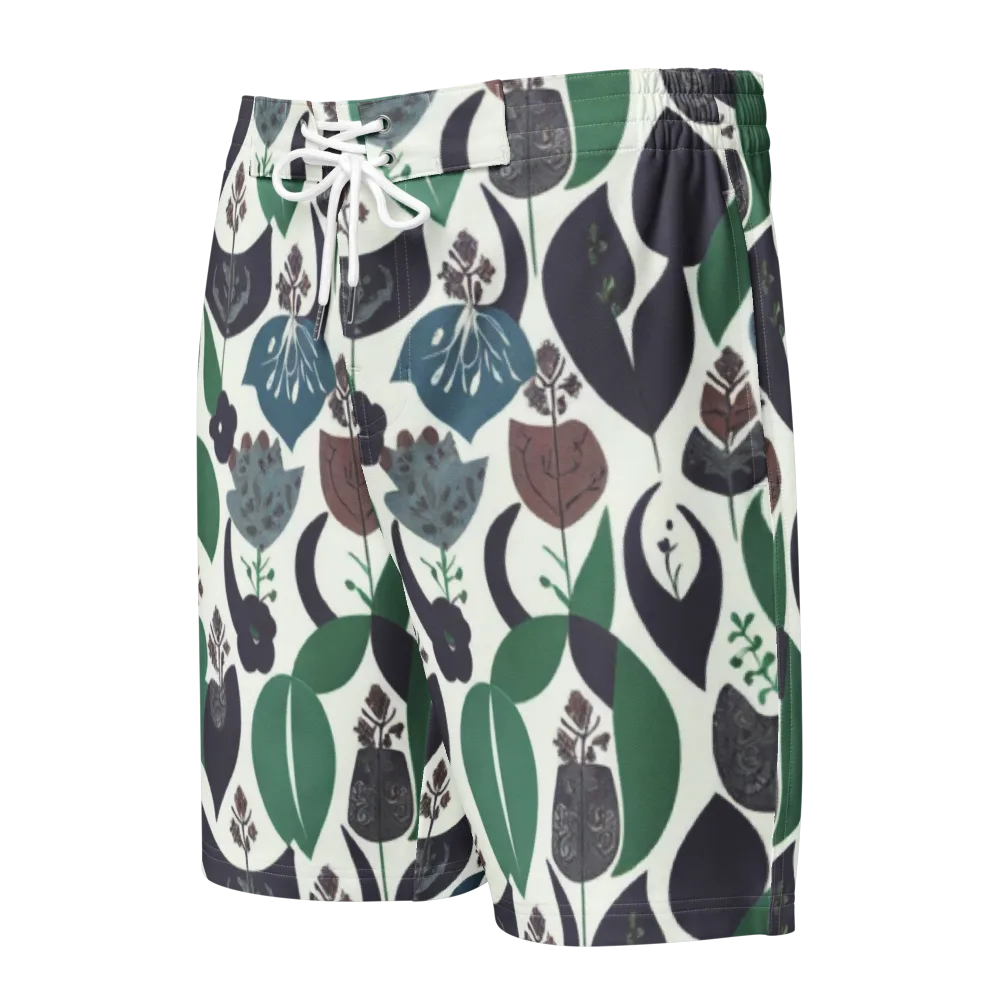 Botanical Relics on Men's Board Shorts — Front
