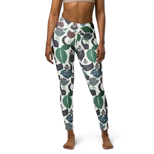 Botanical Relics on a Yoga Leggings